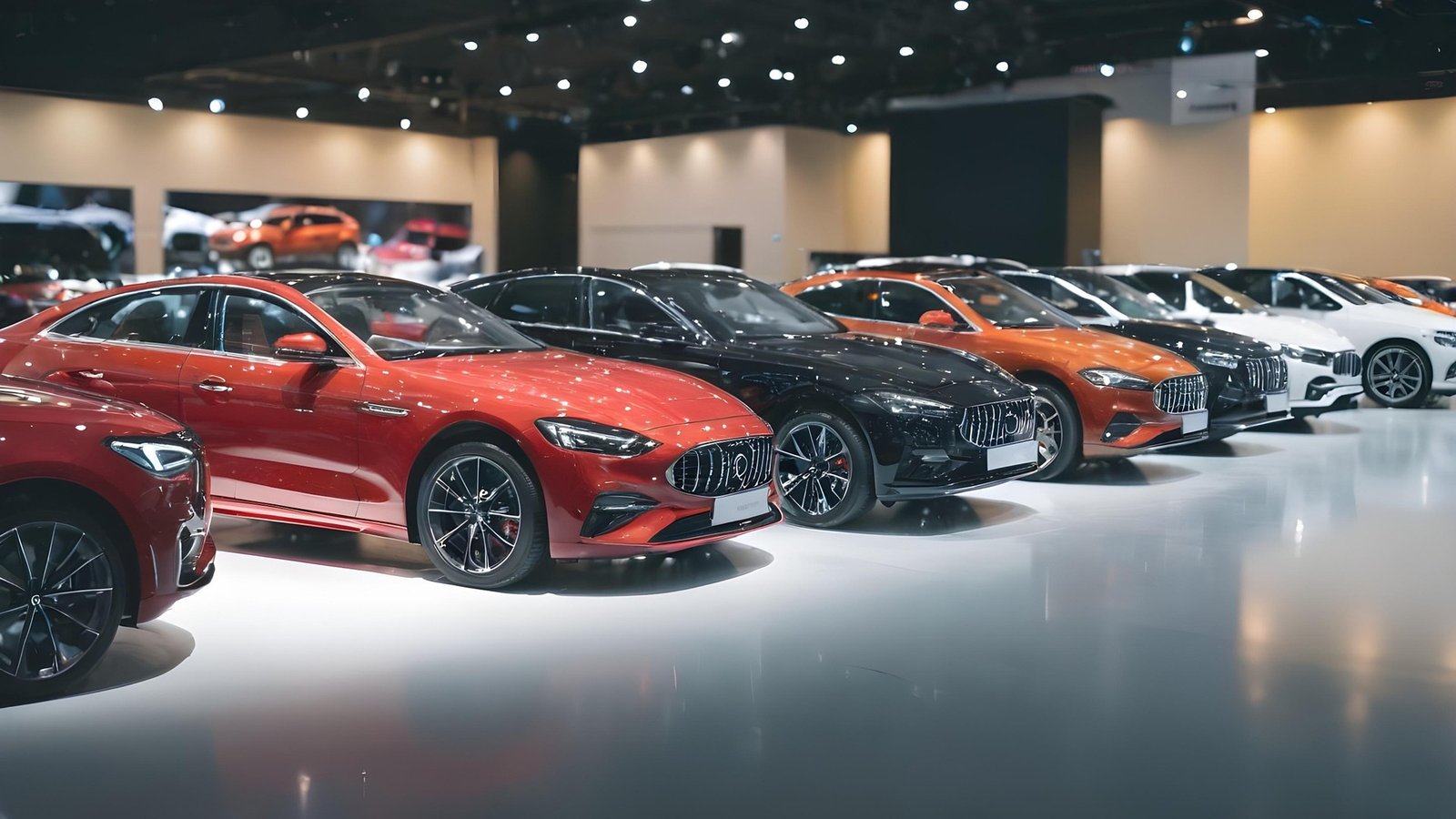 Vehicles on the showroom floor at Approved Auto
